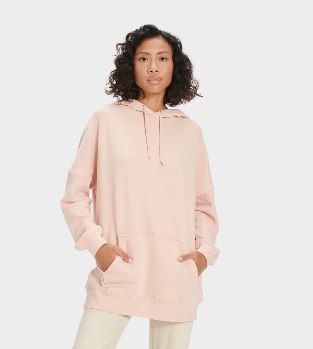 Ugg Simone Boyfriend - Womens Hoodie - Rose - NZ (1498EYFJR)